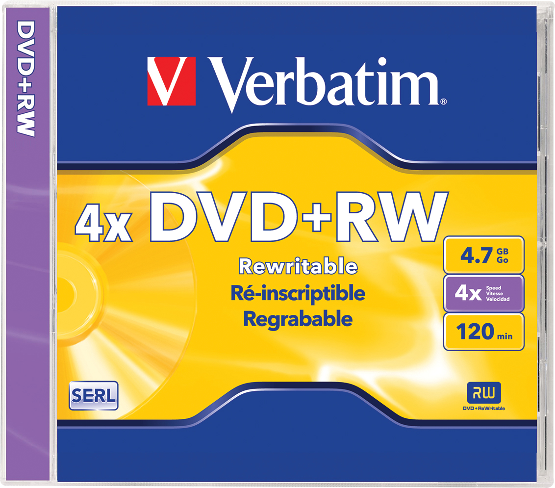 Офис Експрес CDR/RW DVD+RW VERBATIM 4.7 GB КУТИЯ oфис консумативи