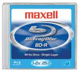 MAXELL BLUERAY BD-R 4X 25GB