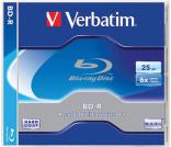 BLUE RAY ДИСК VERBATIM 6X 25 GB 1 БР.