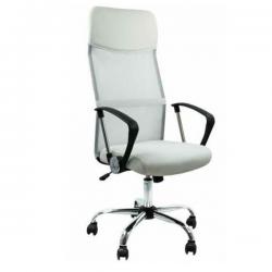 ДИРЕКТОРСКИ СТОЛ HUAN 907 МЕШ БЯЛ