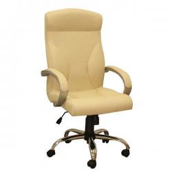 ДИРЕКТОРСКИ СТОЛ RIGA STEEL ЕКО КОЖА ECO БЕЖОВ