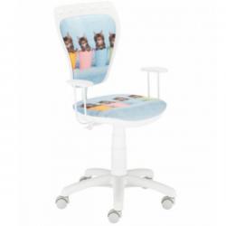 ДЕТСКИ СТОЛ MINISTYLE WHITE текстил Cats in a pot