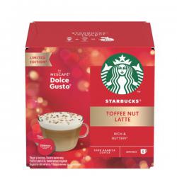 КАФЕ КАПСУЛИ STARBUCKS DOLCE GUSTO TOFFEE NUT LATTE 12 БРОЯ