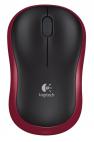 Logitech Wireless Mouse M185 Red