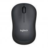 Logitech Wireless Mouse M220 Silent, black