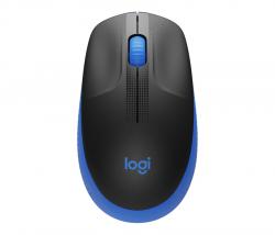 Logitech M190 Full-size wireless mouse - BLUE - 2.4GHZ - N/A - EMEA - M190