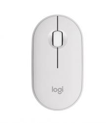 Logitech Pebble Mouse 2 M350s - TONAL WHITE - BT - N/A - EMEA-808 - DONGLELESS