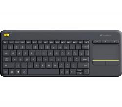 Logitech Wireless Touch Keyboard K400 Plus Black