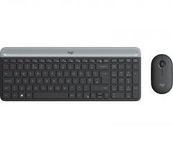 Logitech Slim Wireless Keyboard and Mouse Combo MK470 - GRAPHITE