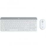 Logitech Slim Wireless Keyboard and Mouse Combo MK470 - OFFWHITE