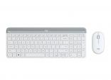 Logitech Slim Wireless Keyboard and Mouse Combo MK470 - OFFWHITE