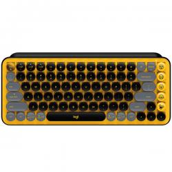 Logitech POP Keys Wireless Mechanical Keyboard With Emoji Keys - BLAST_YELLOW - US INT\'L - INTNL