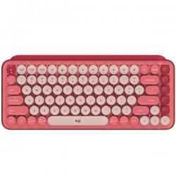 Logitech POP Keys Wireless Mechanical Keyboard With Emoji Keys - HEARTBREAKER_ROSE - US INT\'L - INTNL