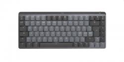 Logitech MX Mechanical Mini for Mac Minimalist Wireless Illuminated Keyboard - SPACE GREY - US INT\'L - EMEA