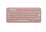 Logitech Pebble Keys 2 K380s - TONAL ROSE - US INT'L - BT - N/A - INTNL-973 - UNIVERSAL
