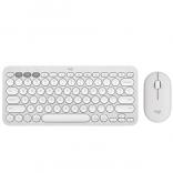 Logitech Pebble 2 Combo - TONAL WHITE - US INT'L - 2.4GHZ/BT - N/A - INTNL-973 - UNIVERSAL