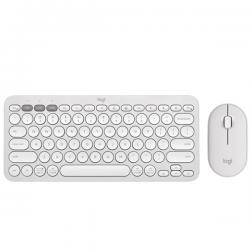 Logitech Pebble 2 Combo - TONAL WHITE - US INT\'L - 2.4GHZ/BT - N/A - INTNL-973 - UNIVERSAL