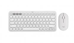 Logitech Pebble 2 Combo - TONAL WHITE - US INT\'L - 2.4GHZ/BT - N/A - INTNL-973 - UNIVERSAL